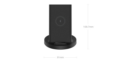 фото Беспроводное зарядное устройство Xiaomi Vertical Wireless Charger 20W Black WPC02ZM