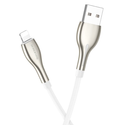 фото Кабель Lightning BOROFONE BU29 (белый)