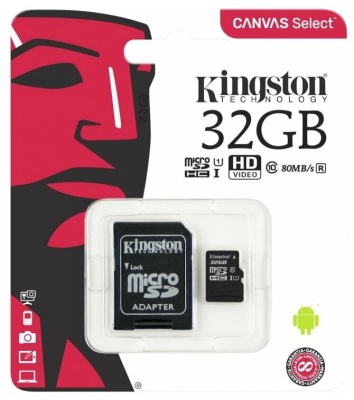 фото Карта памяти Kingston MicroSDXC 100mb\s 32GB (10Class)