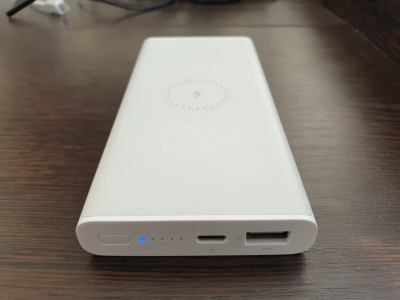 фото Внешний аккумулятор Xiaomi Wireless Power Bank Youth Edition 10000Mah (Серебристый)