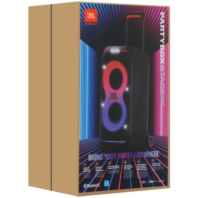 фото Портативная аудиосистема JBL PartyBox Stage 320 Черный