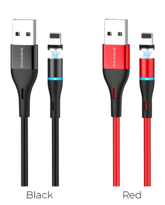 фото Магнитный кабель USB - Lightning 1м Borofone BX30
