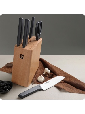 фото Набор ножей Xiaomi HuoHou Stainless steel kitchen Knife set HU0095