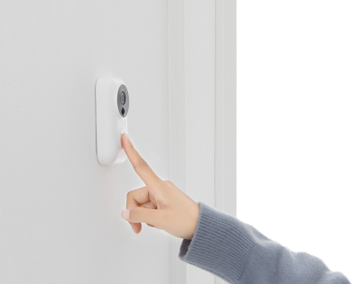 фото Умный дверной видео-звонок Xiaomi Dinglink Smart Video Doorbell c динамиком (белый)