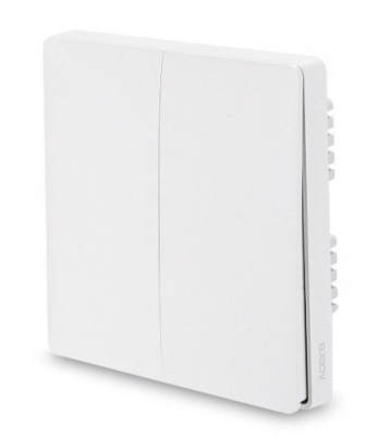 фото Умный выключатель Xiaomi Aqara smart Wall switch D1 ( Двойной без нулевой линии)