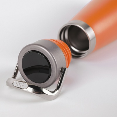 фото Термос Xiaomi Kiss Kiss Fish KKF Insulation Cup с OLED-дисплеем 475 мл оранжевый