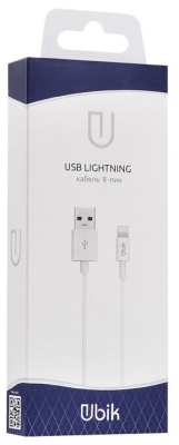 фото Кабель 8pin 2A UBIK UL04AB\AW