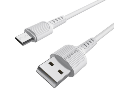фото Кабель MicroUSB BOROFONE BX16 (чёрный/белый) фото Кабель MicroUSB BOROFONE BX16 (чёрный/белый)