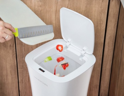фото Мусорное ведро Xiaomi Ninestars Waterproof Trash Can 10L White (Белый)