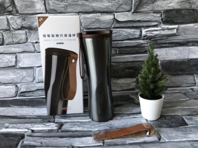 фото Термокружка Xiaomi Kiss Kiss Fish OLED Серый