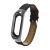 фото Кожаный ремешок для mi band 3/4