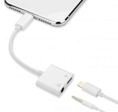 фото Переходник для наушников iPhone/iPad 3.5mm на 2 разъёма 3.5mm