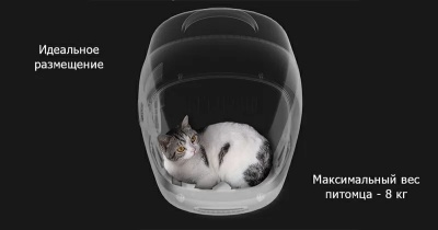 фото Рюкзак-переноска для животных Xiaomi Petkit Fresh Wind Cat Backpack  P7701 Green