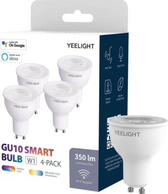фото Умная лампа Yeelight Essential W1 GU10 4.5Вт 350lm Wi-Fi (YLDP004-A) цветная