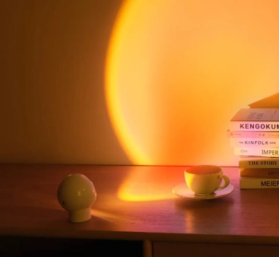 фото Настольная лампа Yeelight Sunset Projection Lamp YLFWD-0006 (с имитацией солнечного света)