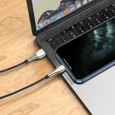 фото Кабель Lightning BOROFONE BU29 (черный)