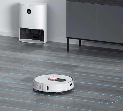 фото Робот пылесос Xiaomi Roidmi EVE Plus Robot Vacuum and Mop Cleaner with Cleaning Base SDJ01RM (EU)
