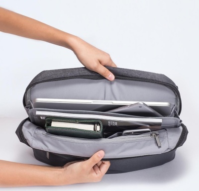 фото Сумка Xiaomi Mi 90 Points Basic Urban Messenger Bag Light Grey