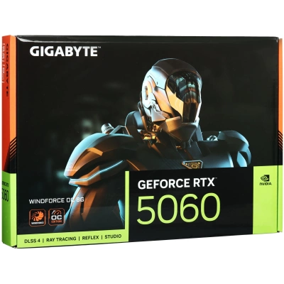 фото Видеокарта GIGABYTE GeForce RTX 5060 WINDFORCE OC [GV-N5060WF2OC-8GD]