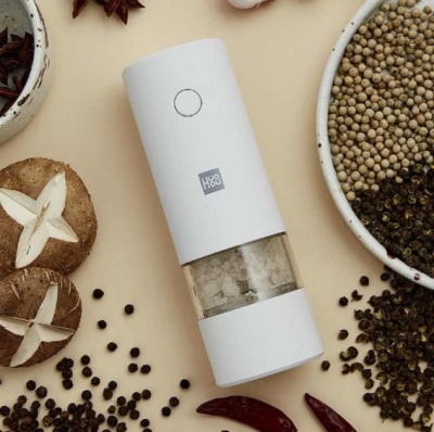 фото Электрическая мельница для соли и перца Xiaomi HuoHou Electric Grinder Чёрный