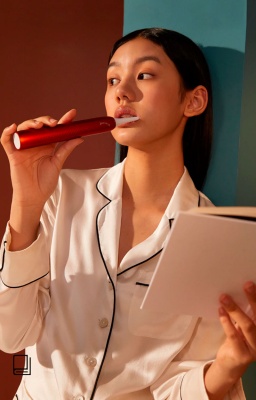 фото Электрическая ультразвуковая зубная щетка Xiaomi Soocas X3U Van Gogh Museum Design Синий