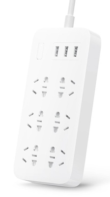 фото Удлинитель Xiaomi Mi Power Strip (6 розеток + 3 USB порта, белый)