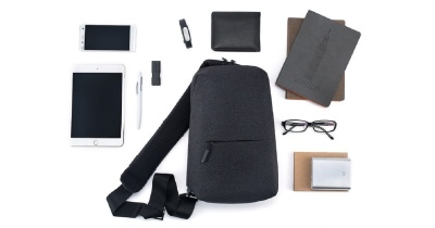 фото Рюкзак 10" XIAOMI Mi City Sling Bag, темно-серый