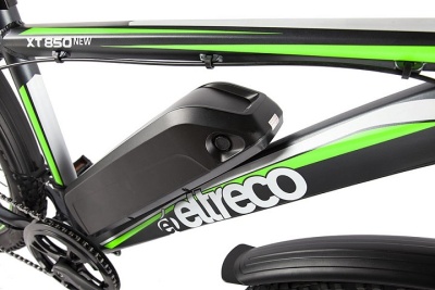 фото Электровелосипед Велогибрид Eltreco XT 850 new (Серо-синий-2146)