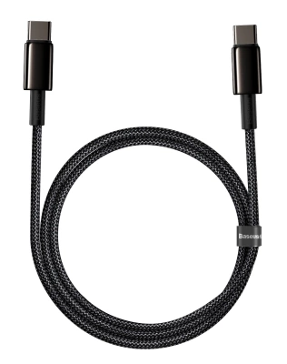 фото Кабель Baseus Tungsten Gold Fast Charging Data Cable Type-C to Type-C 100W 1m