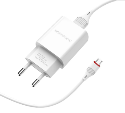 фото СЗУ BOROFONE BA20A + Кабель MicroUSB