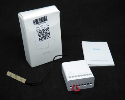 фото Беспроводное реле Xiaomi Aqara Wireless Relay двухканальное (LLKZMK11LM)