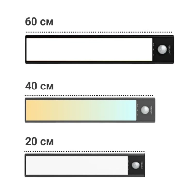 фото Световая панель с датчиком движения Yeelight Motion Sensor Closet Light A40 (YDQA1620007BKGL)