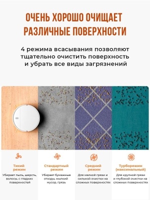 фото Робот пылесос Xiaomi Mijia Robot Vacuum Mop 2 Lite