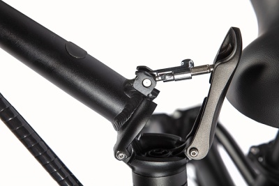 фото Электровелосипед Велогибрид VOLTECO CYBER (Черно-оранжевый-2170)