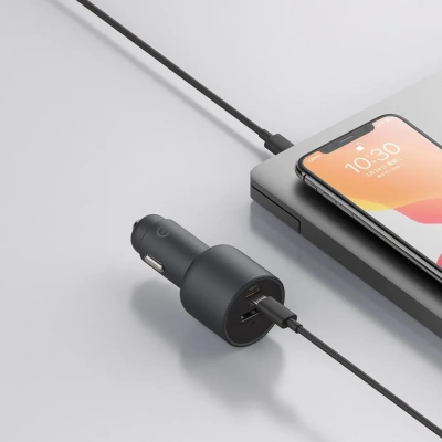 фото Автомобильное зарядное устройство Xiaomi Car Charger 1A1C 100W