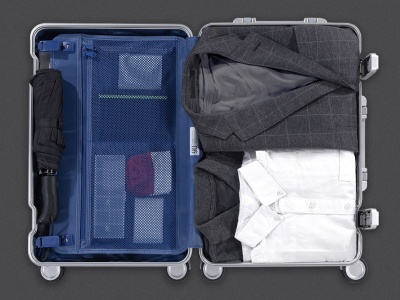 фото Чемодан Xiaomi 90 Points Metal Suitcase 20 Silver