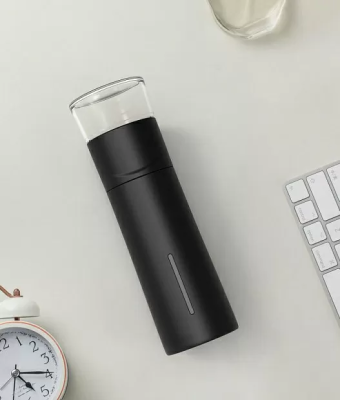 фото Заварочный термос Xiaomi Pinztea Tea Water Separation Cup Black