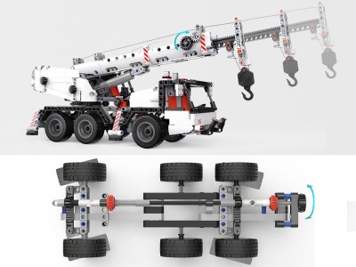 фото Конструктор Xiaomi MITU Building Blocks Mobile Engineering Crane MTJM03IQI