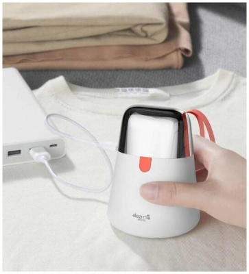 фото Машинка для удаления катышков Xiaomi Deerma Rechargeable Lint Remover DEM-MQ600 + 2сменных лезвия