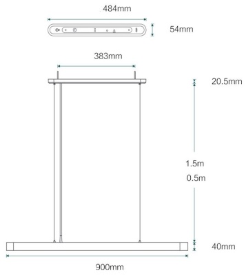 фото Умный потолочный светильник Xiaomi Yeelight Crystal Pendant Lamp