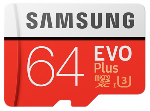 Карта памяти Samsung EVOplus microSDXC 64GB
