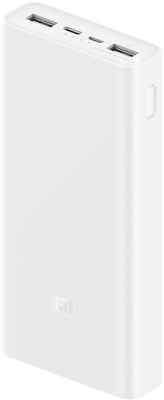 фото Внешний аккумулятор Xiaomi Power Bank 3 (20000 mAh, белый)