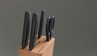 фото Набор ножей с подставкой Xiaomi Huo Hou Fire Kitchen Steel Knife Set youth ver