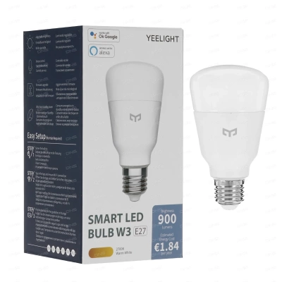 фото Умная лампочка Yeelight Smart LED Bulb W3(White) YLDP007